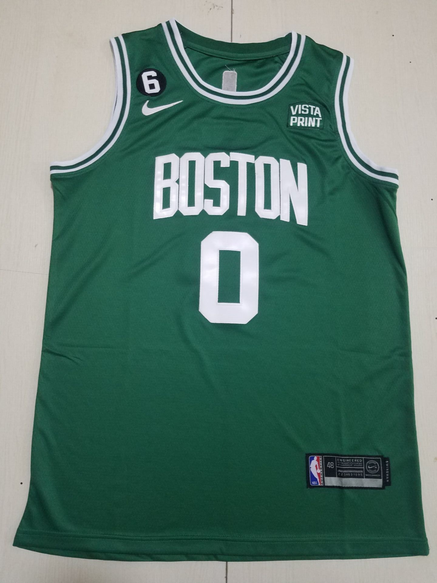 Men Boston Celtics #0 Tatum Green 2022 Nike NBA Jersey